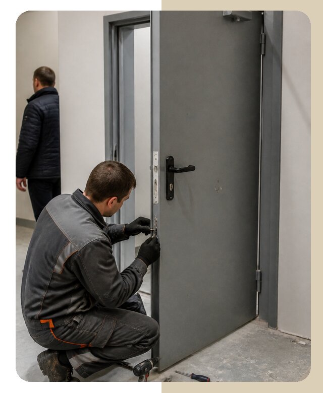 Ремонт противопожарной двери в Обнинске по цене 6598 р. | ДвериЛегко-Бнн